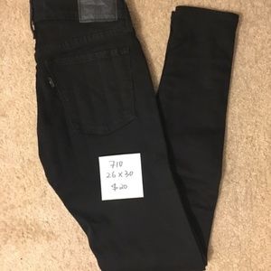 26’ Levi’s jeans (Tried on, 710, black, 26 x 30, $20)